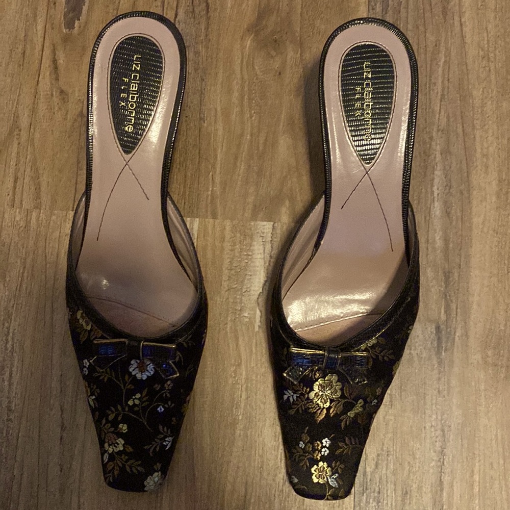 Liz Claiborne mules.